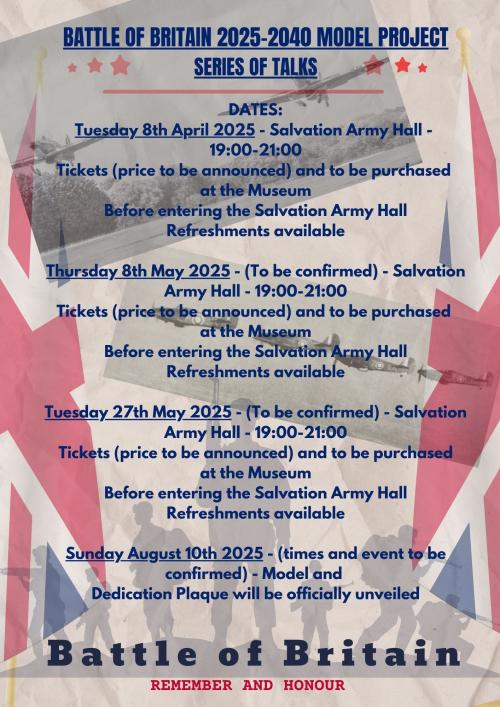 Battle of Britain Anniversary Exhibition and Talk Series