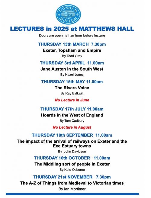 Full Ahead Lecture Season 2025