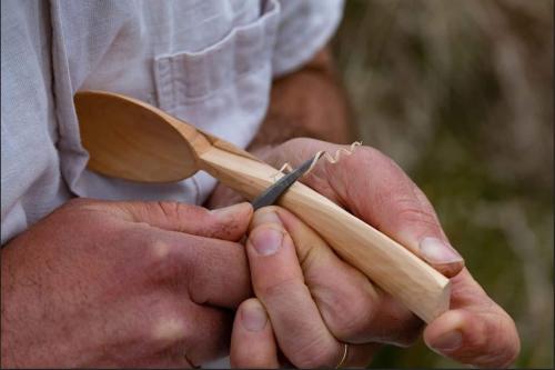 Spoon carving for home educators