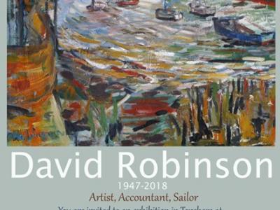 Art Exhibition:  David Robinson, artist, accountant and sailor